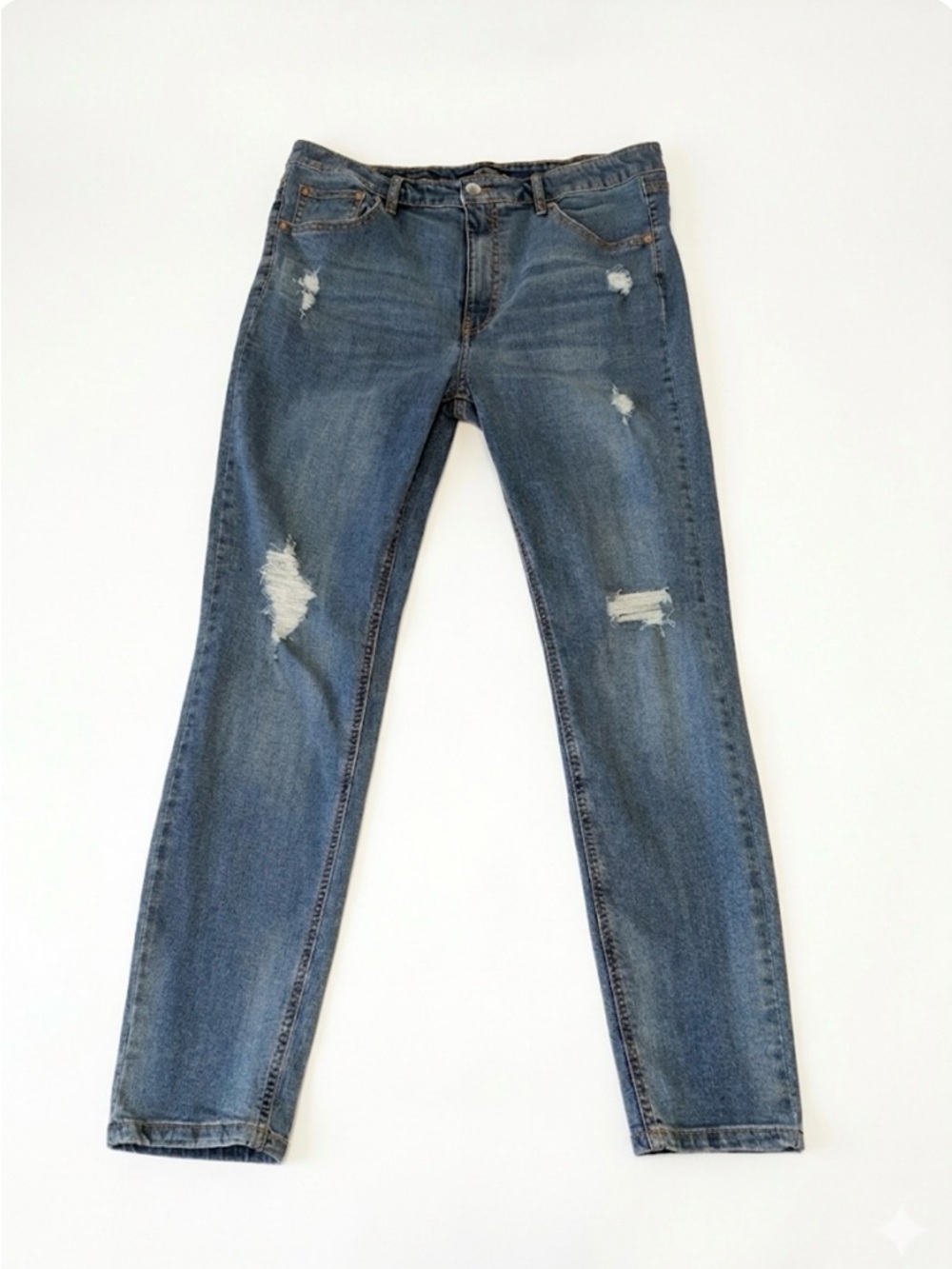 wild fable Highest Rise Distressed Skinny Jeans - Medium Blue Size 16